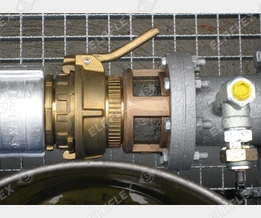 Hose Connection with TW coupling, TSG 3" Sight Glass Hose Connection with TW coupling, TSG 3" Sight Glass