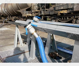 Rail tanker unloading of petroleum based products Rail tanker unloading of petroleum based products