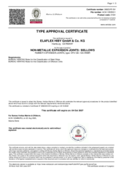 BV (Bureau Veritas): Type Approval ERV-GS und ERV-GS HNBR