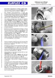 ELAFLEX Tools for the Removal of O-Rings