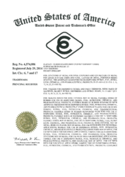 Certificate of Registration 'ELAFLEX-Rhombus'