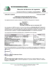 Certificate Vapor Recovery Mexico
