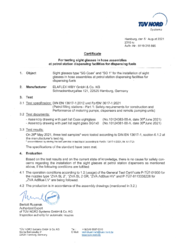 TÜV Approval for Sight Glasses