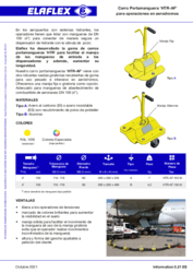 Carro Portamanguera 'HTR-AF'
para operaciones en aerodromos