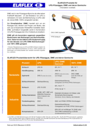 ELAFLEX Products for LPG, DME and DME Blends