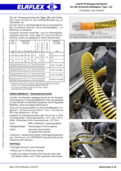 Lightweight Gravity DischargeRoad Tanker Hose Type 'LG'